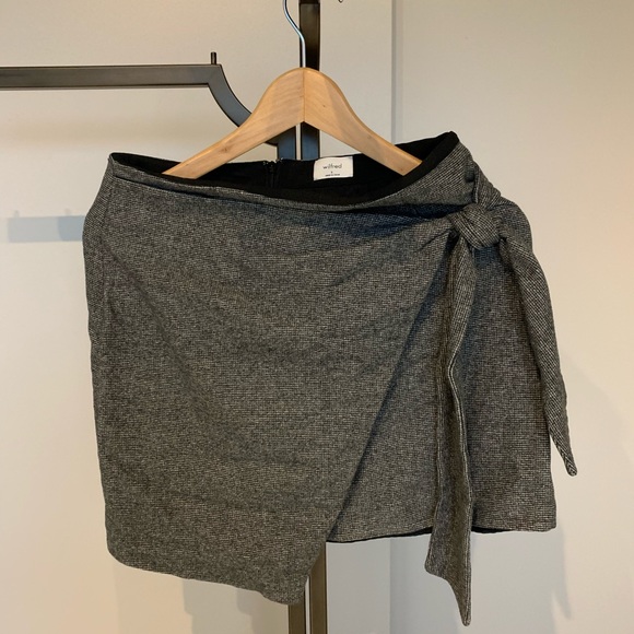 Wilfred Wool Wrap-Front Skirt, Size 6 - Picture 2 of 6